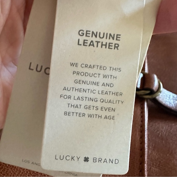 Lucky Brand Genuine Leather Crossbody Bag with Secret Compartment - Picture 9 of 14